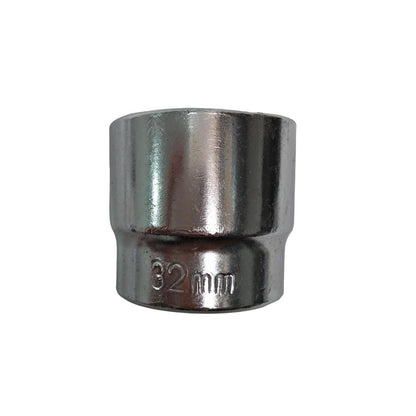 6 PT x 1/2 IN x 32 MM / TM Mata Kunci Sok Shock Socket Chrome