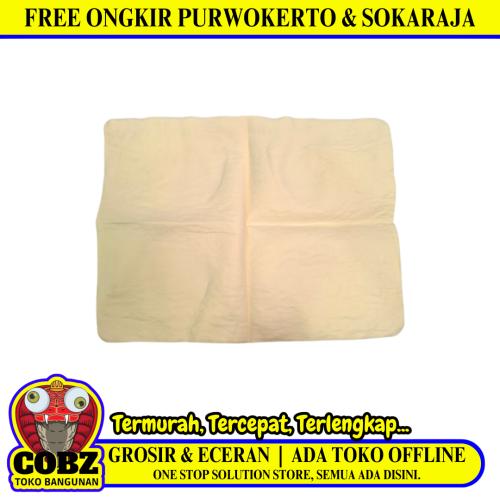 42 CM x 32 CM / COBZ Lap Kanebo Serat Chamois Mobil Motor Non Tabung