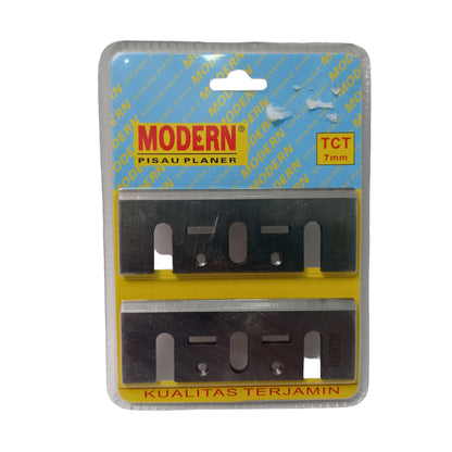 7 MM X 82 MM /MODERN Mata Ketam Sugu Mesin Serut Kayu Planer Blade Set