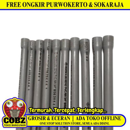 3/4 INCH / RUCIKA WAVIN AW Abu Abu Pipa Pralon Paralon Pvc Abu Abu Batang