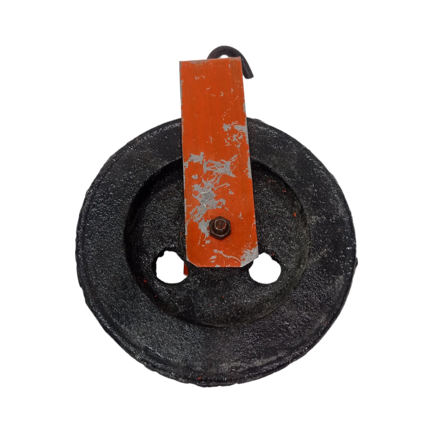 6 IN / TM Katrol Kerekan Timba Air Sumur Bangunan Besi Hitam