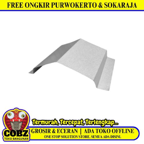 0.3 MM x 4 M / TM Nok Kerpus Tutup Atap Galvalum Lembar