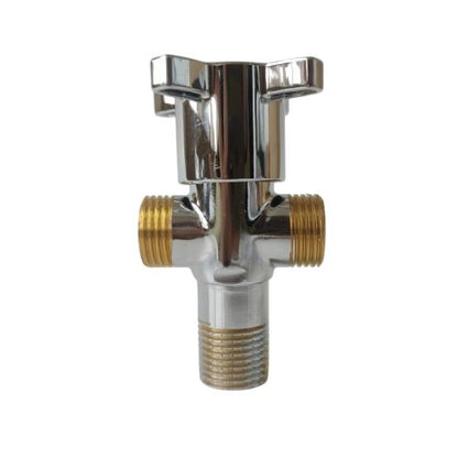 1/2 INCH / AUGUSTO Stop Kran Air Cabang Tee Shower Kloset Stainless