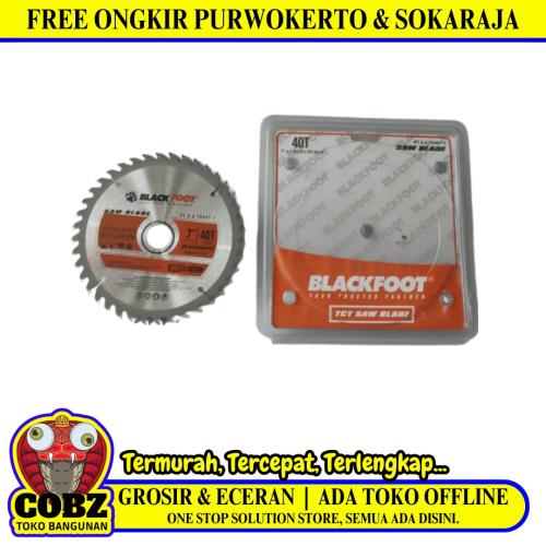 7 IN x T 40 / BLAC FOOT Circular Saw Mata Gerinda Potong Kayu Wood Cutting