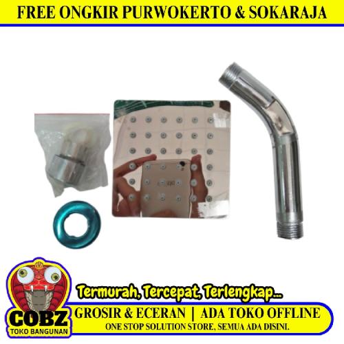 1/2 IN / DB-F4 Wall Shower Dinding Kamar Mandi Tanam Tembok Set