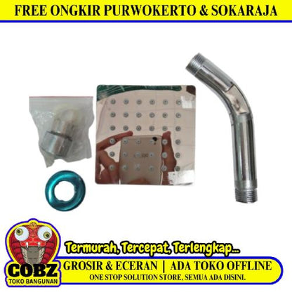 1/2 IN / DB-F4 Wall Shower Dinding Kamar Mandi Tanam Tembok Set