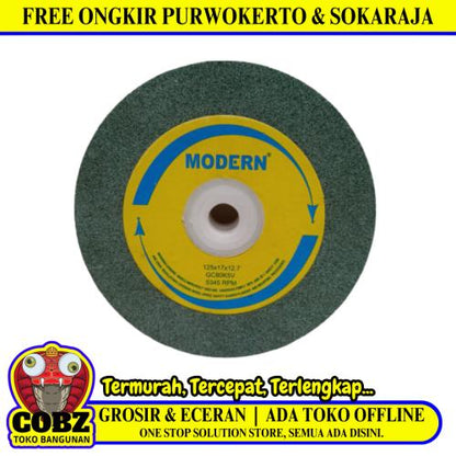 D 5 IN / MODERN Mata Gerinda Batu Gosok Asah Kaca Grinding Wheel