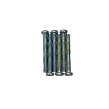 M 4 x 30 MM / TM Baut JP Kepala Pentol Bulat Plus Putih Biji