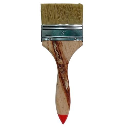 3 IN / WANLY Kuas Cat Tembok Kayu Besi Air Acrylic Paint Brush