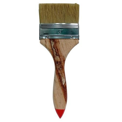 3 IN / WANLY Kuas Cat Tembok Kayu Besi Air Acrylic Paint Brush