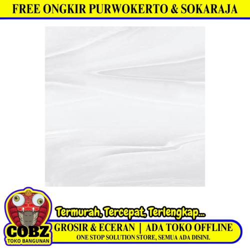 50 CM x 50 CM / PLATINUM ANCONA Keramik Lantai Rumah Glossy Grey Dus