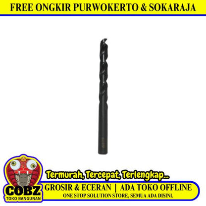 10 MM / MATA Shank Twist Drill Bits Mata Bor Besi Baja Kayu PVC