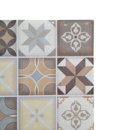 25 CM x 40 CM / PLATINUM BENSON Keramik Dinding Kamar Mandi Glossy Decor Embossed Dus