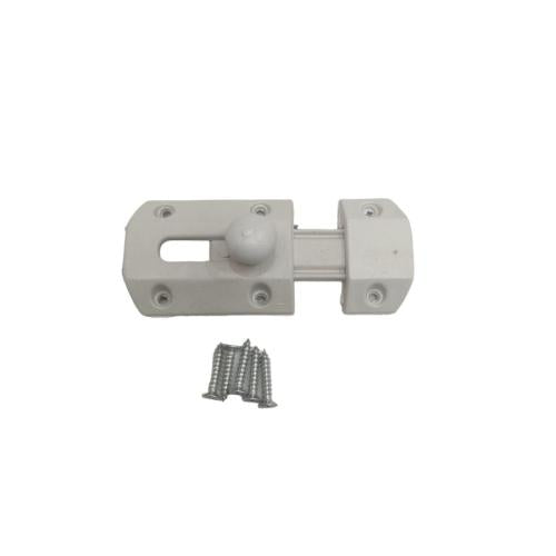 2 IN / COBZ 02 Grendel Kunci Slot Pintu Jendela Plastik PVC