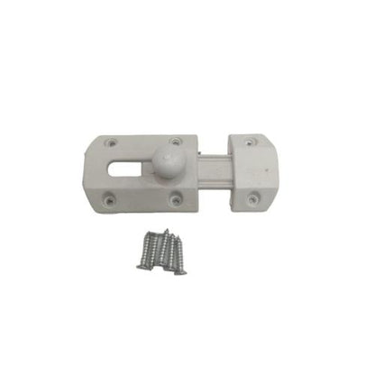 2 IN / COBZ 02 Grendel Kunci Slot Pintu Jendela Plastik PVC