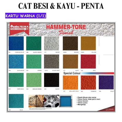 1 KG / PENTA PRIMA Cat Duco Kayu Besi Semprot Kaleng