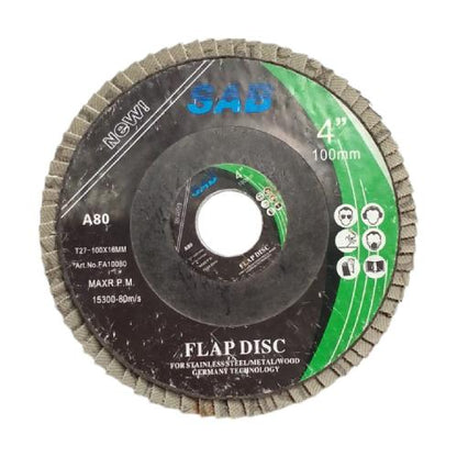 4 IN x GRIT 60 / SAB Flap Disc Mata Gernda Amplas Susun Kipas