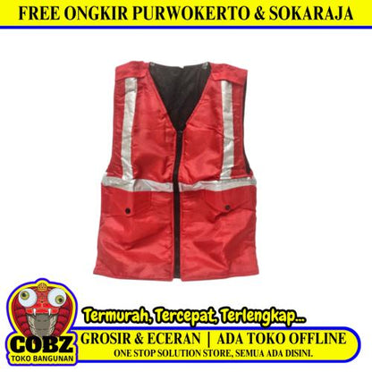 SIZE L / COBZ Rompi Proyek Tukang Kerja Lapangan Parasit Merah