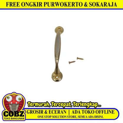 12 CM / TOP 182 Tarikan Pintu Pegangan Lemari Laci Jendela Stainless