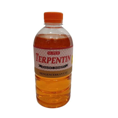 450 ML / BUNGA TERPENTIN Minyak Cat Pengencer Campuran Cat Botol