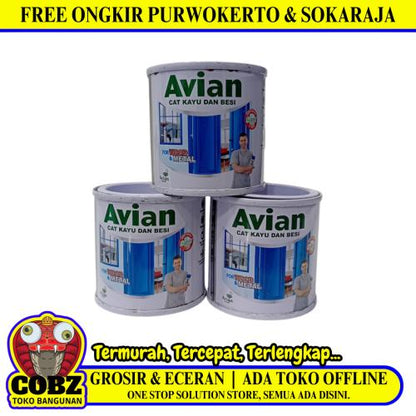 100 CC / AVIAN MATT Cat Kayu Besi Wood Metal Paint Kaleng