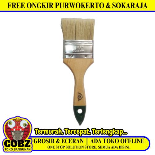 21/2IN/CARLSCHLIEPER Kuas Cat Tembok Kayu Besi Air Acyrlic Paint Brush