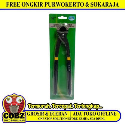 9 IN / IZM Catut Tang Kakak Tua Alat Potong Kawat Gagang Karet
