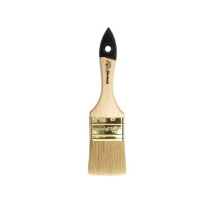 2 IN / TJAP MATA Kuas Cat Kayu Besi Air Acyrlic Paint Brush
