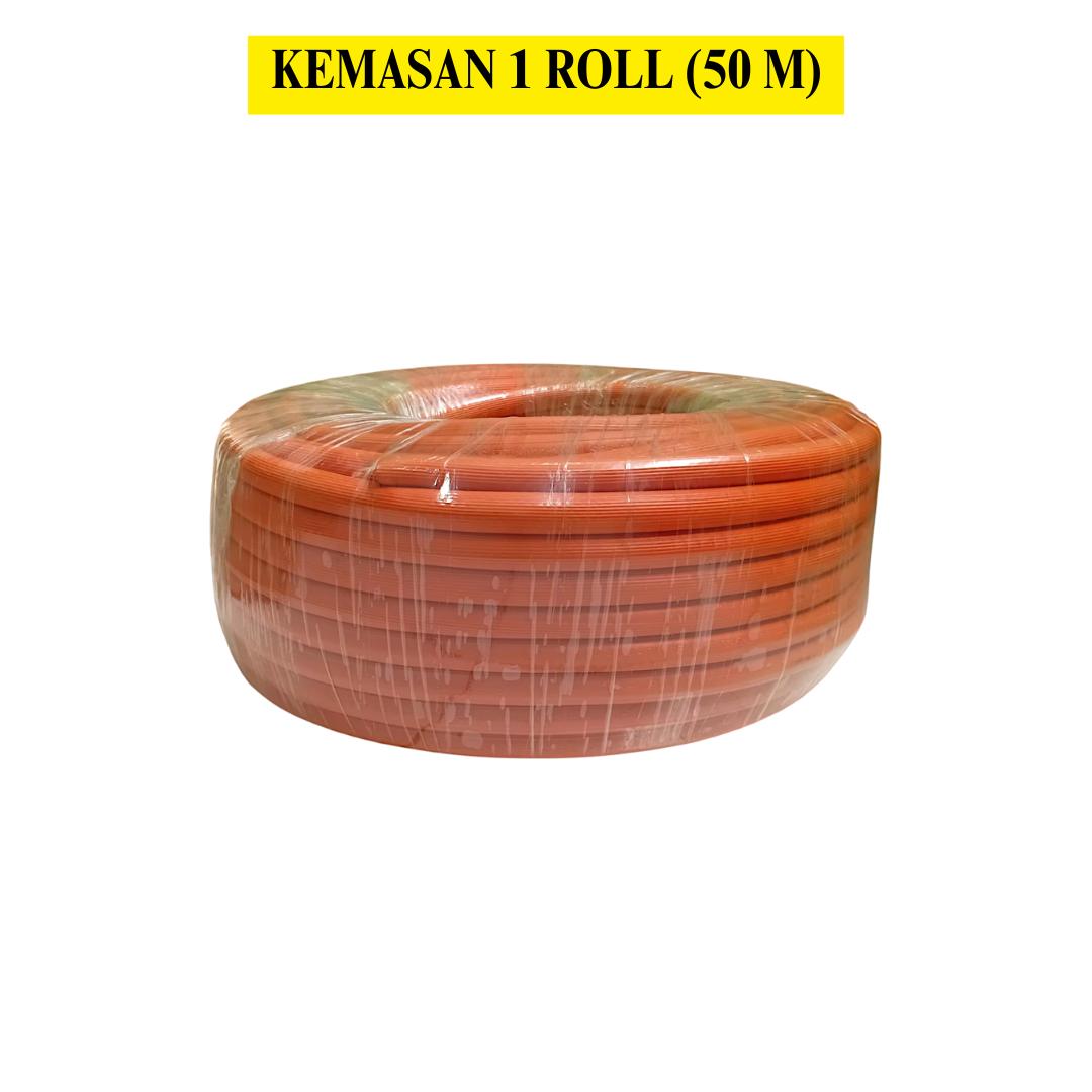 TM Selang Regulator Gas LPG Kompor Dapur 2 Lapis Standar Orange Meter