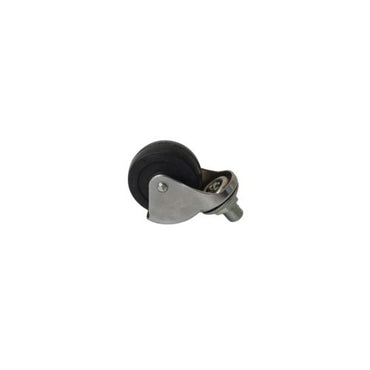 2 IN / TM Roda Hidup Trolly Non Rem Gepeng Drat Karet Hitam Rem