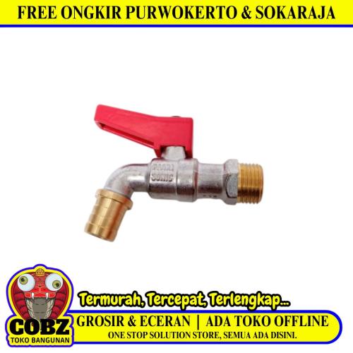 1/2 IN  /PAORISONIC 02 Kran Air Tembok Taman Bola Ball Valve Stainless