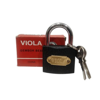 50 MM / VIOLA Gembok Pintu Pagar Padlock Anti Maling Leher Pendek
