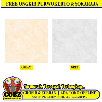 40 CM x 40 CM / ARWANA 6686 Keramik Lantai Rumah Glossy Dus