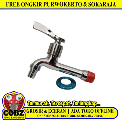 1/2 IN / VILANOVA Kran Air Taman Kamar Mandi Mesin Cuci Stainless