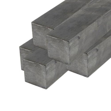 6 MM x 3 M / TM Besi Nako As Kotak Polos Hitam Batang