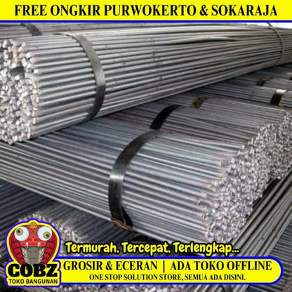 10 MM x 12 M / TM Besi Beton Fisik Standar Batang