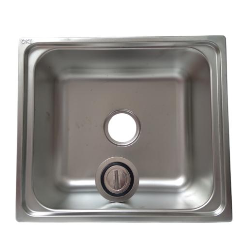 50 CM x 42 CM x 20 CM / OKI Bak Cuci Piring Washbak 1 Lubang + Acc Set