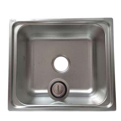 50 CM x 42 CM x 20 CM / OKI Bak Cuci Piring Washbak 1 Lubang + Acc Set