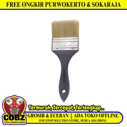 3 IN / HOME CARE SYNTHETIC Kuas Cat Tembok Kayu Besi Air Acyrlic Paint Brush
