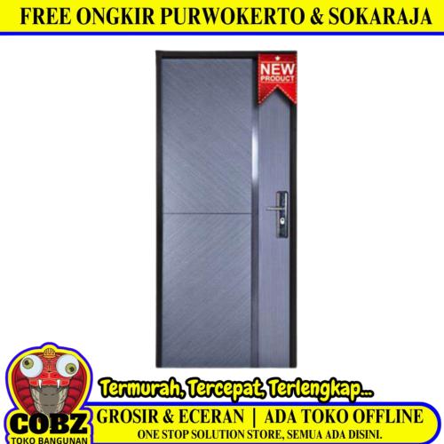 4 CM x 90 CM x 210 CM / FORTRESS ARM 90.03 SINGLE Pintu Kamar Mandi Baja Set