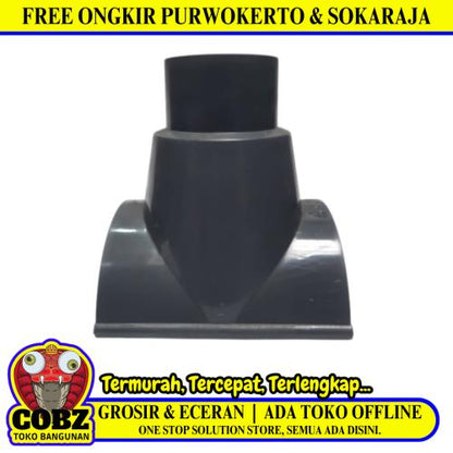 6 IN / TM Torong Corong Sambungan Fitting Pipa Belah PVC