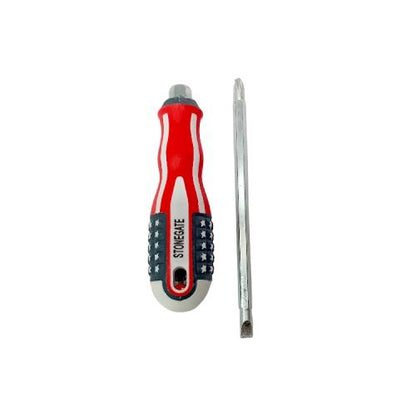 5 IN / STONEGATE Obeng Screwdriver Two Way Bolak Balik Plus Minus 2 In 1 Gagang Karet