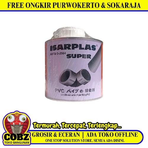 400 ML / ISARPLAS Lem Pipa Paralon Fitting Plastik PVC Kaleng