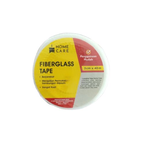 30 MM / HOME CARE Isolasi Lakban Serat Kasa Plafon GRC Fiber Tape