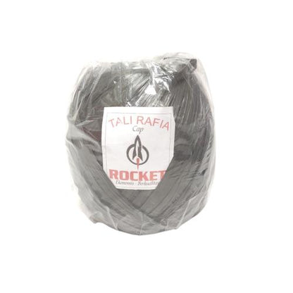 1/2 KG / ROCKET Tali Rafia Ikat Gulungan Kecil Plastik PVC Hitam Roll