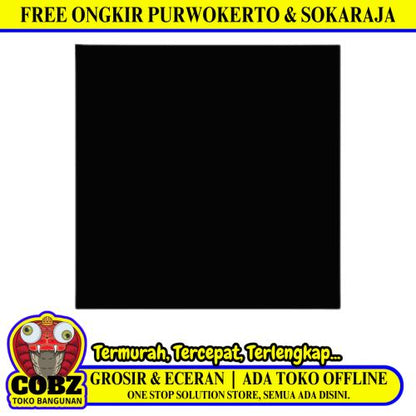 80 CM x 80 CM / SERENITY NERO Granit Lantai Rumah Glossy Dus