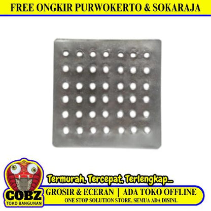 4 1/2 IN / COBZ Saringan Got Plat Floor Drain Kamar Mandi Stainless