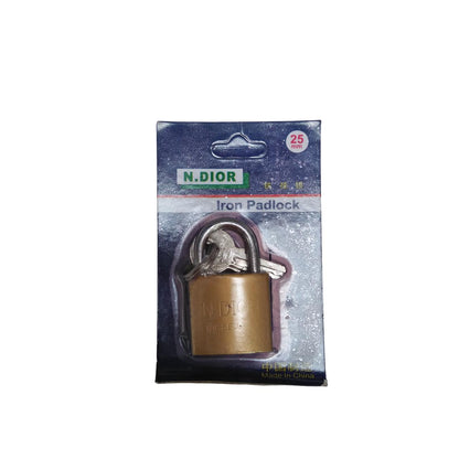 25 MM / N. DIOR Gembok Pintu Pagar Padlock Anti Maling Leher Pendek