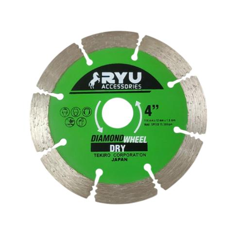4 IN / RYU Dry Mata Gerinda Potong Keramik Diamond Cutting Wheel
