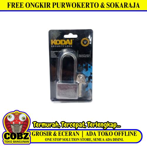 40 MM / KODAI Gembok Pintu Pagar Padlock Anti Maling Leher Panjang